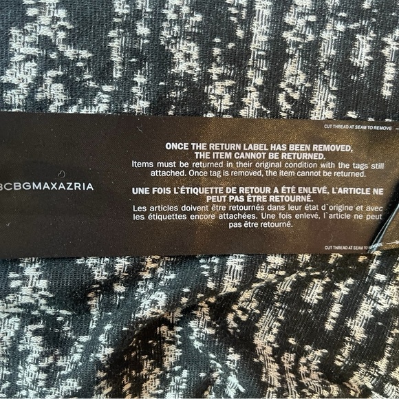 BCBG Grey and Black Dress Stretchy and Flowy Extra Small - Picture 5 of 10